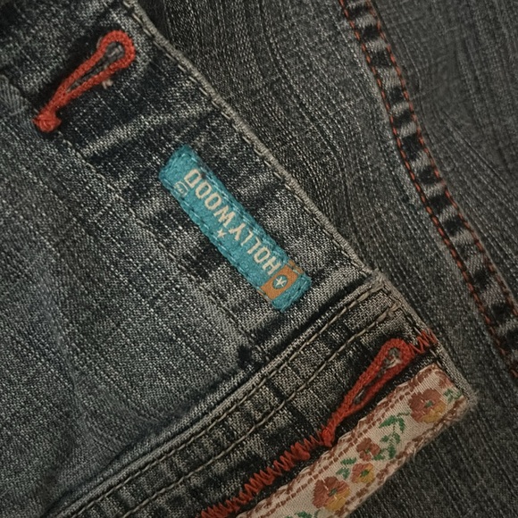 Y2K denim floral trim jacket - Picture 8 of 12